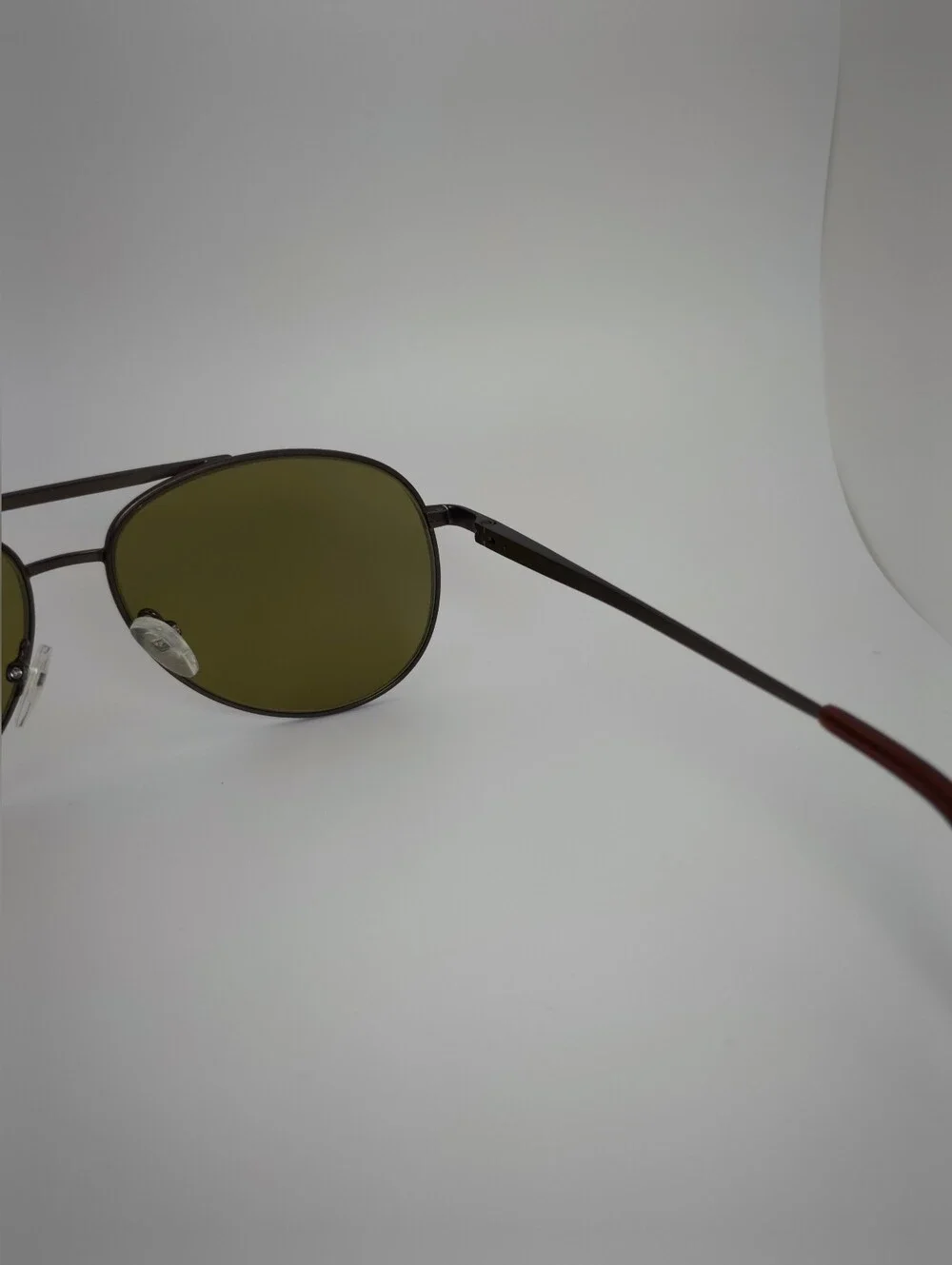 Discover.  Medium Aviator. Brown Temple Arm Sunglasses. A Smaller Frame.